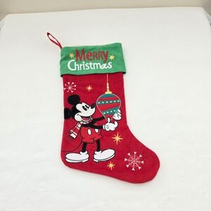 Disney Mickey Mouse Red Christmas Stocking